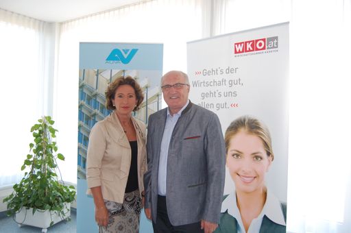 AUVA-Obmann KommR Renate Römer und WK-Präsident Franz Pacher fordern eine vernünftige Gesamtlösung des österreichischen Gesundheitssystems.