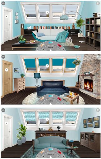 Vorschau Bild von Colorizer Wohnzimmer Blau