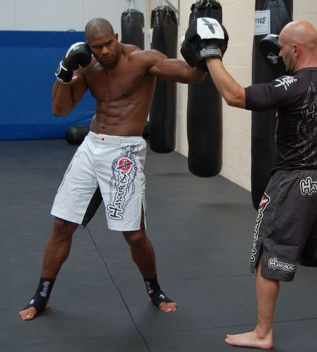Vorschau Bild von Alistair Overeem im Training mit dem K-1 Europameister.