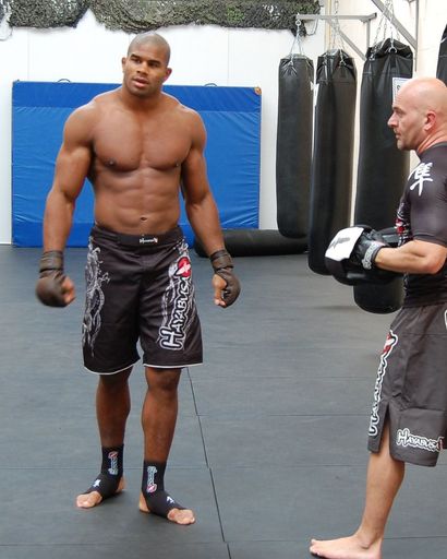 Vorschau Bild von Alistair Overeem im Training mit dem K-1 Europameister.