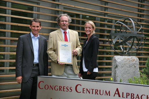  Überreichung Green Globe Zertifikat.