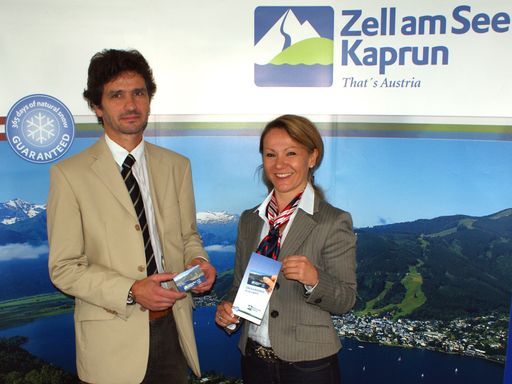 Geschäftsführerin Mag. Renate Ecker und Marketingchef Mag. Oliver Stärz sehen Zell am See-Kaprun auf einem guten Weg - nicht zuletzt wegen des großen Nächtigungspluses im Juli.