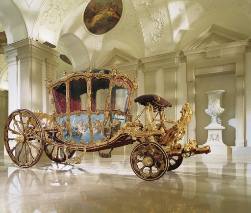 Nicolas Pineau (1684-1754)
Der Goldene Wagen des Fürsten Joseph Wenzel I. von Liechtenstein, 1738