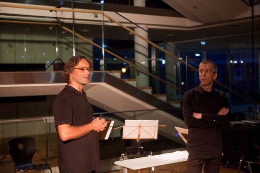  Hannes Raffaseder und Wolfgang Seierl, Leiter des KomponistInnenforum Mittersill