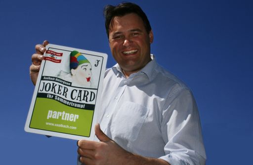 Tourismusdirektor Wolfgang Breitfuß: "Das August Ergebnis zeigt erneut den Erfolg der neuen Joker Card."