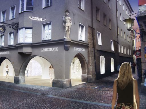 Mit einem Investitionsvolumen von 8,5 Mio. Euro und unter der architektonischen Leitung von Hanno Schlögl und Daniel Süss wird Swarovski Innsbruck 2011 vollkommen verwandelt.