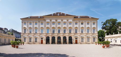 Die Südfassade des Gartenpalais Liechtenstein 
entworfen von Architekt Domenico Martinelli (1650-1718), um 1700