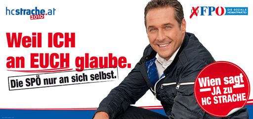 24-Bogen-Plakat der FPÖ für die Wiener Landtagswahl 2010