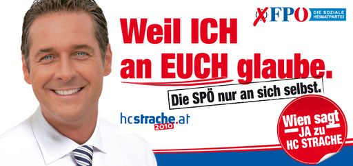 Vorschau Bild von 24-Bogen-Plakat der FPÖ für die Wiener Landtagswahl 2010