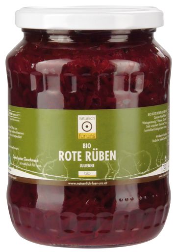  "natürlich für uns" Bio Rote Rüben julienne 720ml