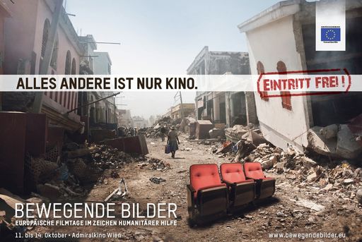 BEWEGDNE BILDER - EU Filmtage im Zeichen humanitärer Hilfe
11. bis 14. Oktober, Wien, Admiralkino. Eintritt frei.
