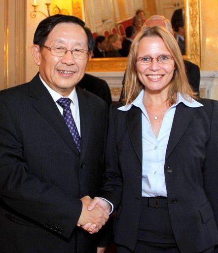Chinesischer Forschungsminister Wan Gang zu Gast bei Ministerin Beatrix Karl