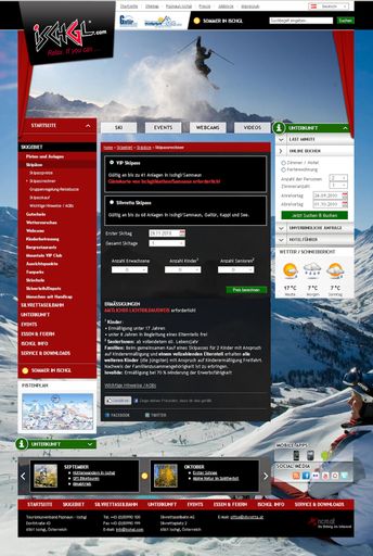  Die Salzburger Internet-Profis von net communication management gmbH - ncm sorgen für neue Funktionalitäten, neues Design und perfekte Social Media - Einbindung der neuen Ischgl-Site..