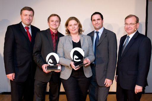  Verleihung ASFINAG - Award an das Trofana Tyrol, Gesamtsieger in allen 3 Kategorien.Bildmitte, Frau Cornelia Stöllinger vom Trofana Tyrol.
