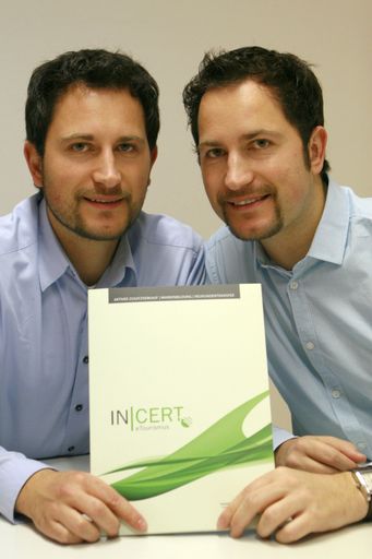 2007 gründete das Brüderpaar Günther (li.) und Peter Praher die Firma Incert e Tourismus OG. Mit innovativen Ideen und Vertriebsstrategien bereichern sie erfolgreich die österreichische Tourismuslandschaft.