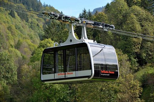 Neue Seilbahn Bezau.