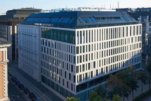Die neue Konzernzentrale der Österreichischen Volksbanken-AG im 9. Wiener Gemeindebezirk