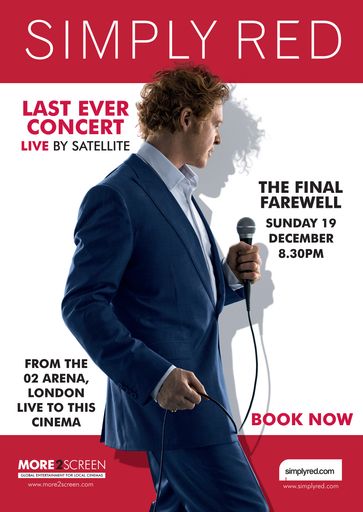 Simply Red LIVE im Kino: Cineplexx bringt das Abschiedskonzert von Simply Red am 19. Dezember 2010 live in Österreichs Kinosäle.