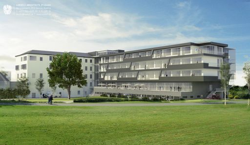 Privatklinik Maria Hilf in Klagenfurt Parkansicht