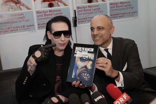 V.l.n.r.: Marilyn Manson  und Gerald Matt
