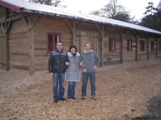 Die Abordnung des TVB Pitztals bei den Vorgesprächen in der DSV WM Hütte (v.r.n.l. Franz Staggl, Karin Seiler, Thomas Neuner).