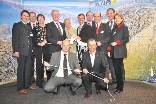  "theALPS"-Treffen auf der ITB - Graubünden wurde als neuer Partner vorgestellt.