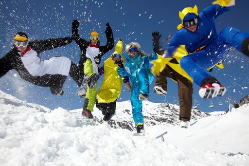 Snowbomber feiern ausgefallen und mit Stil.