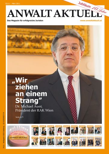 Vorschau Bild von ANWALT AKTUELL Jubiläumsausgabe 2011