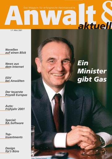 Vorschau Bild von ANWALT AKTUELL Erstausgabe 2001