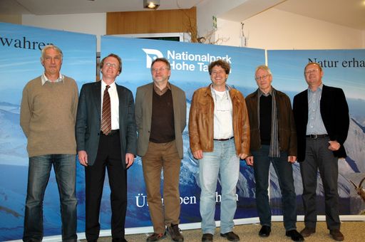 Die Mitglieder des neuen Wissenschaftlichen Beitrates: v.l.n.r.: Dr. Wolfgang Scherzinger, Dr. Christian Smoliner, Dr. Helmut Zwander, Univ.-Prof. Dr. Leopold Füreder (Vorsitzender), Dr. Thomas Scheurer, Dr. Günter Köck