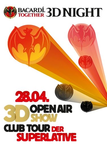 BACARDI TOGETHER 3D Open Air Show