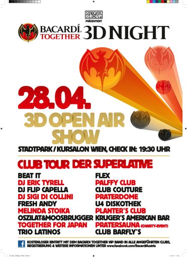 Bacardi Together 3D Night