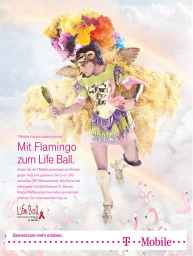  T-Mobile Austria ist wie im Vorjahr Hauptsponsor des größten und spektakulärsten Charity-Events Europas: dem Life Ball.