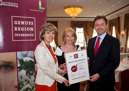  Prominente Eröffnung der FrühlingsGenussWochen mit Gerda Rogers 
im "Radisson Blu Palais Hotel" in Wien