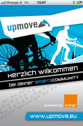 Orange und upmove initiierten gemeinsam eine neue App für Outdoor-Begeisterte. Upmove powered by Orange erfüllt alle Anforderungen an eine fortschrittliche GPS App und unterstützt Mountainbiker und Outdoor-Fans bei ihren Ausflügen.