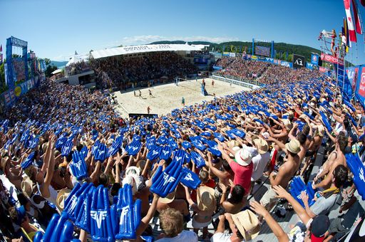 DER Sommerevent des Jahres - der A1 Beach Volleyball Grand Slam presented by VOLKSBANK