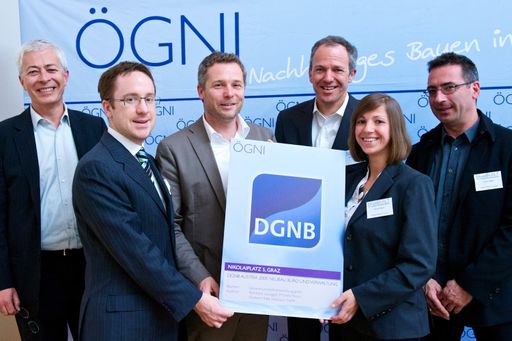 im Bild v.l.n.r.: Nikolaus Thaller, Philipp Kaufmann, Markus P. Kovac, Reinhard Labugger, Michele Nunn, Norbert Rabl