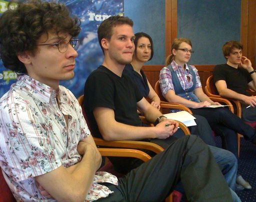  Vergangenes Wochenende (30.04.-01.05.) fand für die FinalistInnen ein 2-tägiges, intensives Präsentations- und Medientraining - die Masterclass - statt.
