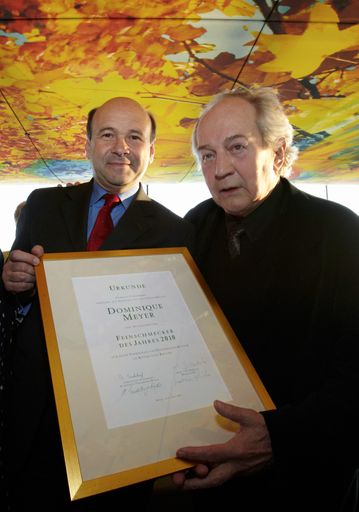 Der Feinschmecker und sein Laudator: Dominique Meyer und Otto Schenk (v.l.n.r.)