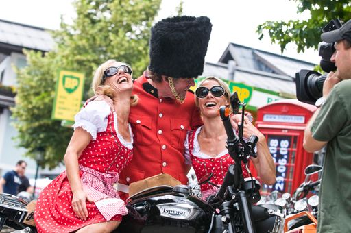  Triumph Tridays - Austria meets Britain in Neukirchen am Großvenediger im Salzburgerland