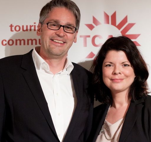 Vorschau Bild von http://www.apa-fotoservice.at/galerie/1010 Initiatoren der Tourismus Community Austria (TCA): Alexandra Aigmüller, Geschäftsführerin APA-OTS Tourismuspresse und Stefan Kröll, Geschäftsführer pro.media kommunikation