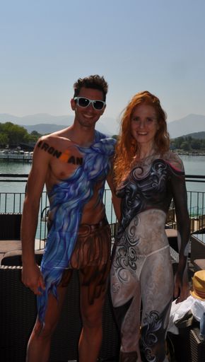 World Body Painting meets Ironman.