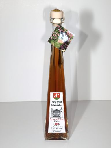 Vorschau Bild von Klosterlikör: Rosenblüten-Likör. Rosenblütenlikör aus dem Stift Seitenstetten (Benediktiner)