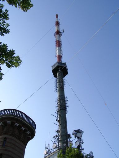  Antennentragmast der ORS (Österreichische Rundfunksender)-Hauptsendeanlage Wien 1 Kahlenberg
