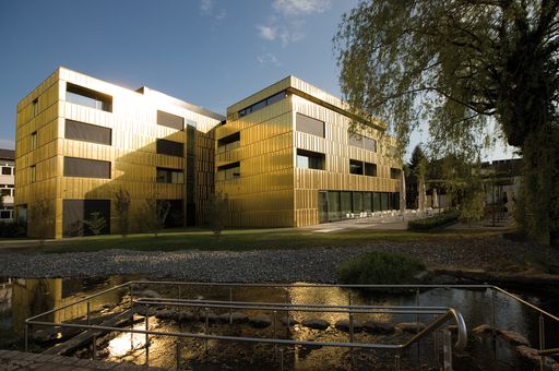 Außenansicht Hotel am See in Hard.