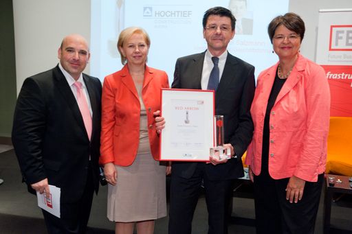 Im Bild v.l.: David Ungar-Klein, Brigitte Jank, Michael Salzmann, Renate Brauner.