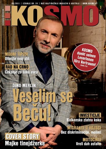 KOSMO-Cover der Juni-Ausgabe 2011