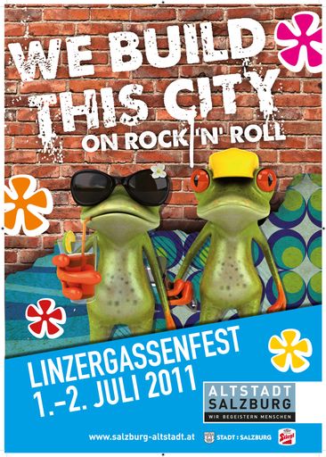Vorschau Bild von "We build this city on rock`n`roll" ist das Motto des diesjährigen Linzergassenfests.