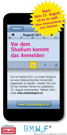  Ein breites Informationsangebot gibt es unter www.studienbeginn.at