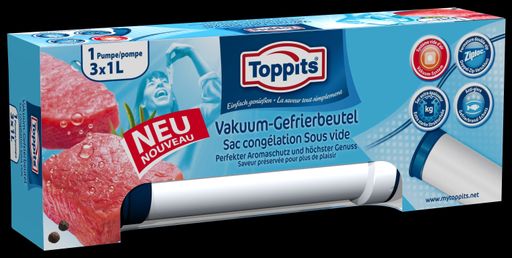 Vorschau Bild von Besonders schonend einfrieren mit dem Toppits Vakuum-Gefrierbeutel
